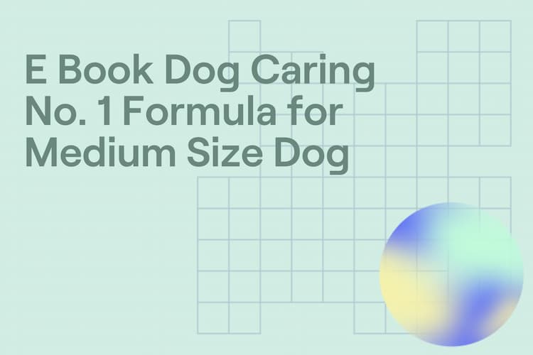 digital-product | E Book Dog Caring No. 1 Formula for Medium Size Dog